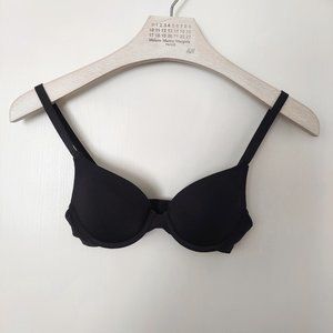 Victoria's Secret PINK Push-Up Bra, Black, Size 34A